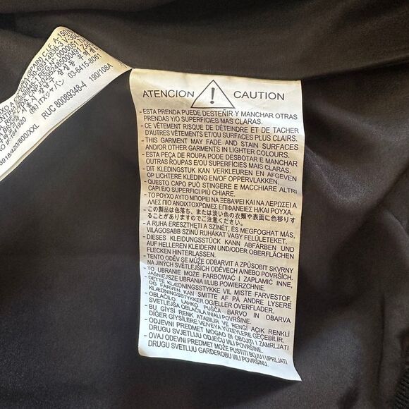 Zara Bomber Jacket Mens 2XL Black Faux Leather Zip Biker Goth Punk Designer - Picture 4 of 13